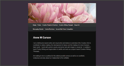 Desktop Screenshot of annemcarson.com